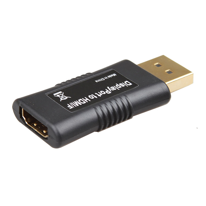 Displayport M To HDMI F Black