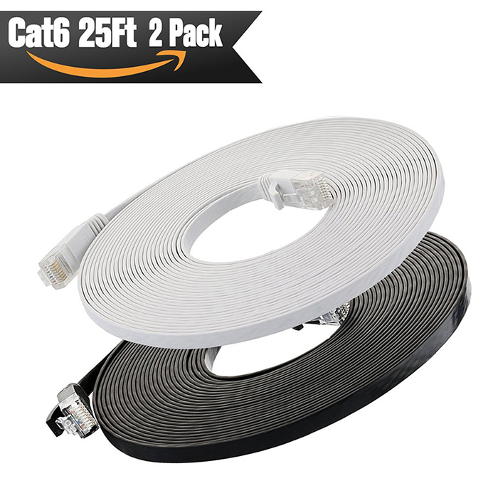 Cat 6 Ethernet  Flat Cable