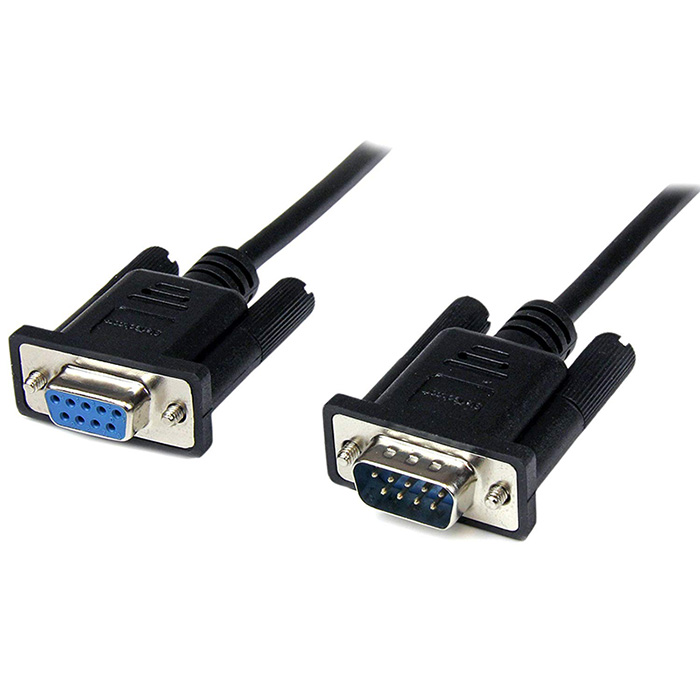 RS232 Serial 9-Pin Null Modem Female to Male