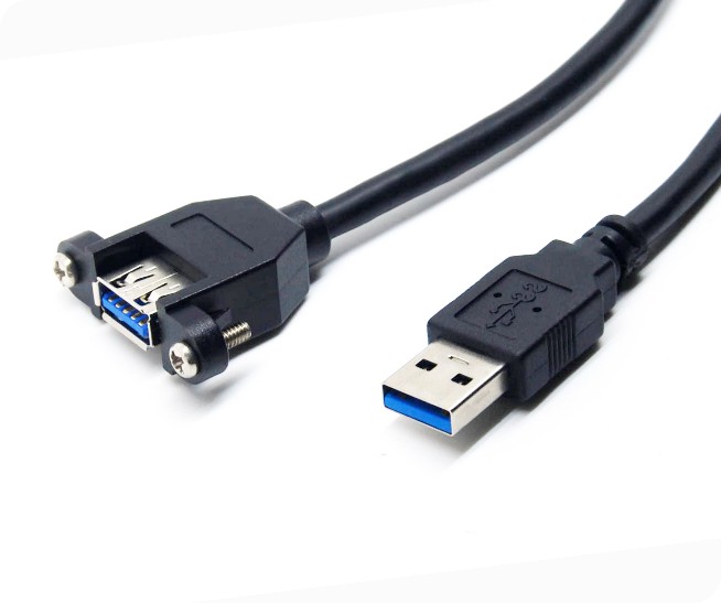 USB 3.0 AM 90° -USB 3.0 AF CABLE